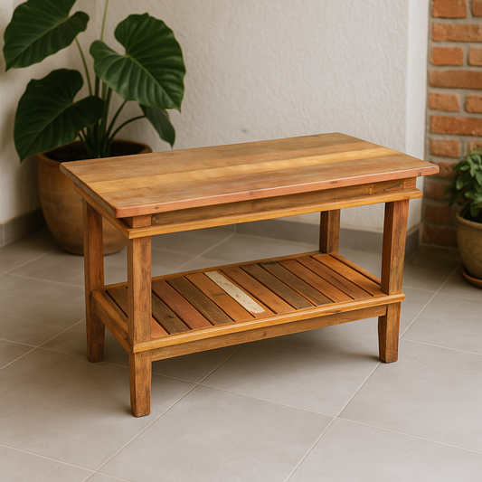 Mesa De Centro Com Plateleira