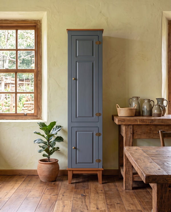 Armário Lateral Direito Para Cozinha - ambiente - Cinza