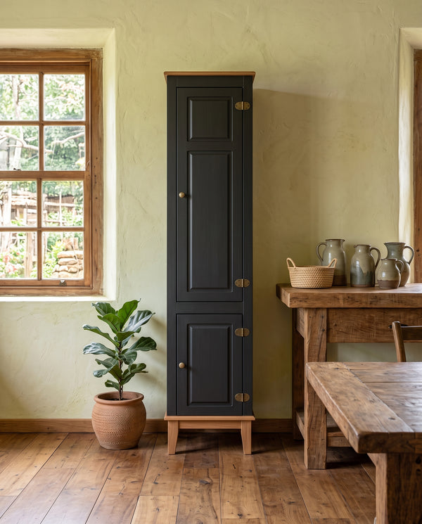 Armário Lateral Direito Para Cozinha - ambiente - Preto
