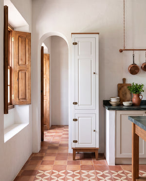 Armário Lateral Esquerdo Para Cozinha - ambiente - Branco
