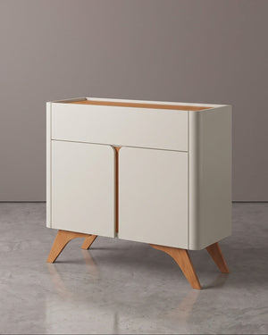 Buffet Arcus Off White 2 Portas 1 Gaveta Pés Palito