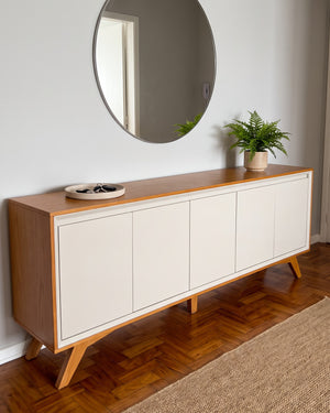 Buffet Premium Naturalle 5 Portas Off White - foto 4