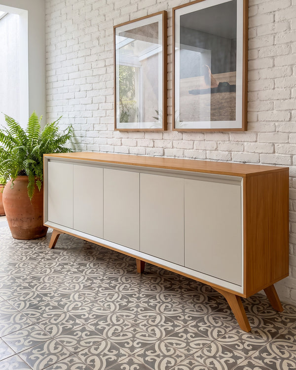 Buffet Premium Naturalle 5 Portas Off White - foto 5