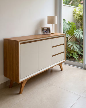 Buffet Vertex 2 Portas 3 Gavetas Naturalle - foto 3