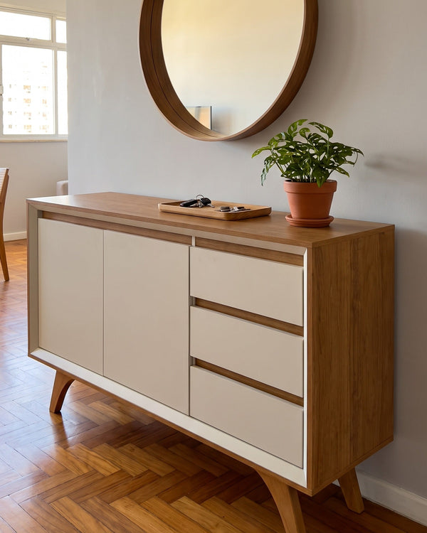 Buffet Vertex 2 Portas 3 Gavetas Naturalle - foto 4