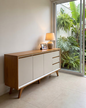 Buffet Vertex 3 Portas 3 Gavetas Naturalle - foto 3