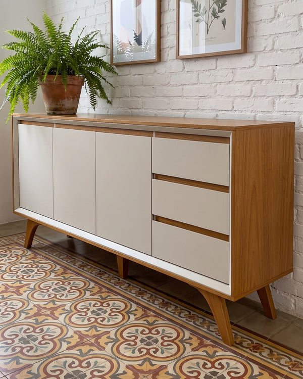 Buffet Vertex 3 Portas 3 Gavetas Naturalle - foto 5
