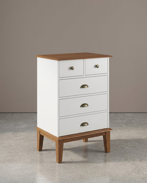 Cômoda 5 Gavetas Branco