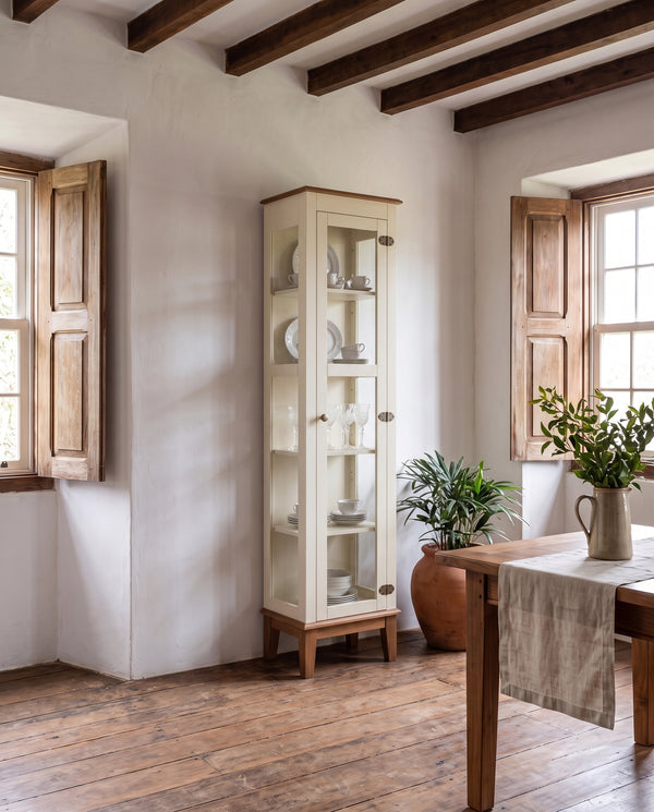 Cristaleira 1 Porta - ambiente - Off White
