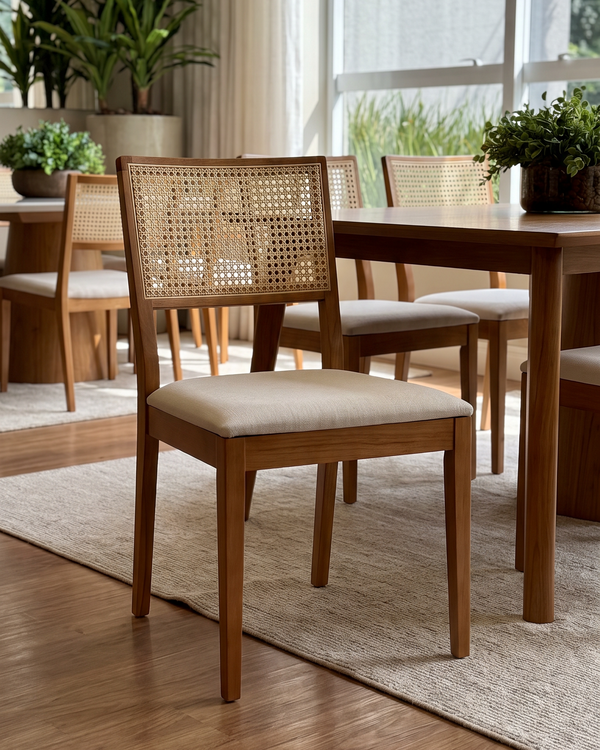 Cadeira Lais Tela Sextavada