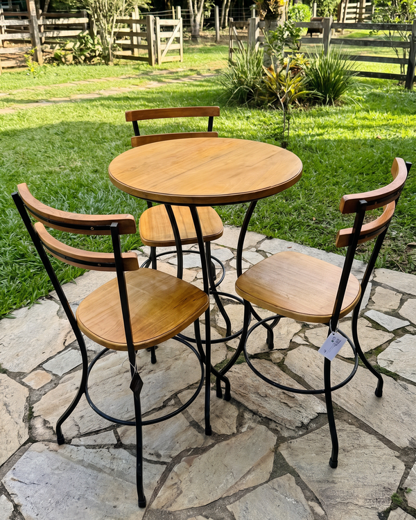 Mesa de Chá 60cm Eucalipto