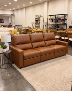 Sofa Oslo Couro 100% Legitimo Retrátil Elétrico