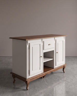 Mesa Ilha Hanover 2 Portas 1 Gaveta