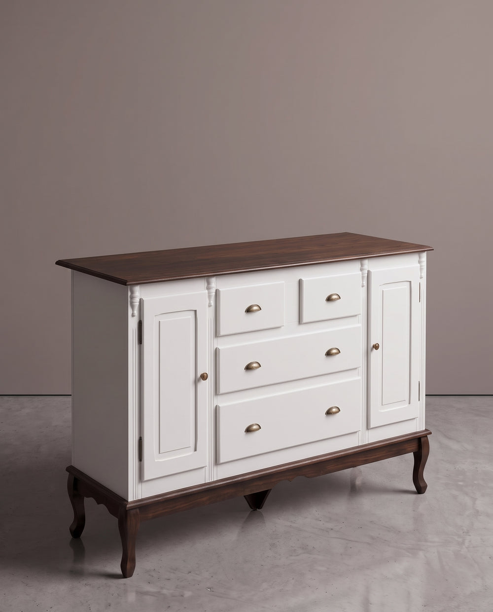 Mesa Ilha Hanover — 2 portas e 4 gavetas
