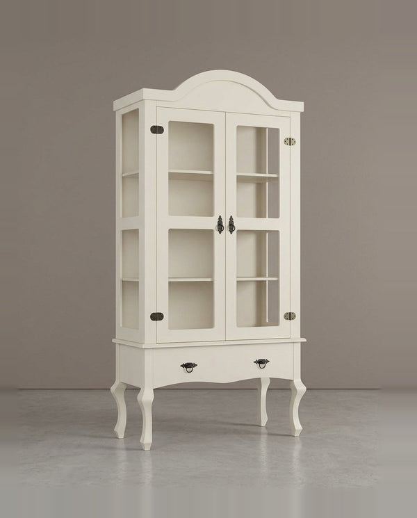 Cristaleira Luis XV Alta Off White