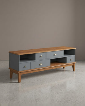 Rack 5 Gavetas Cinza
