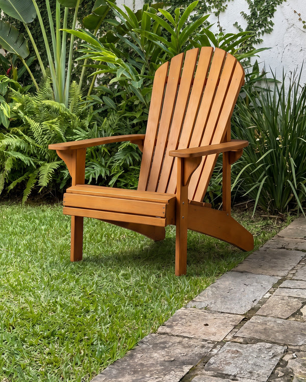 Poltrona Leque De Jardim Madeira De Demolição
