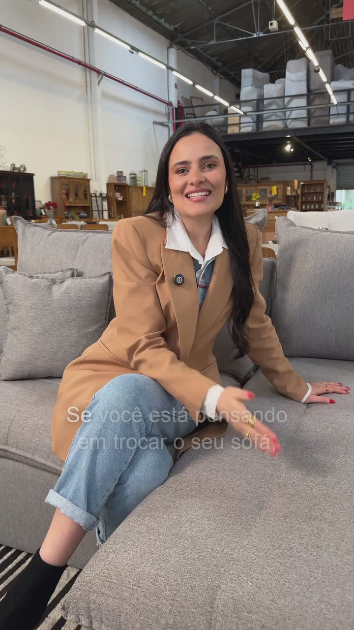 Vídeo Sofá Nevada Retrátil sem Caixa Atrás