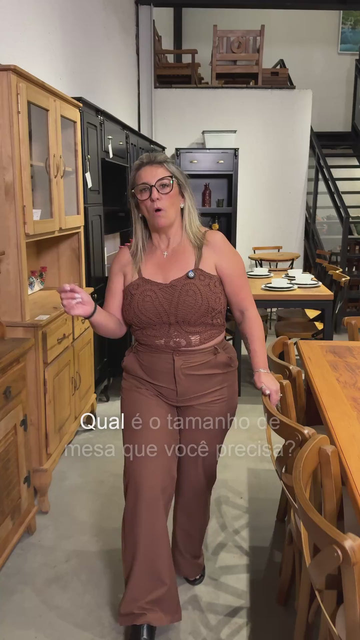 Vídeo Mesa Pé Diamante