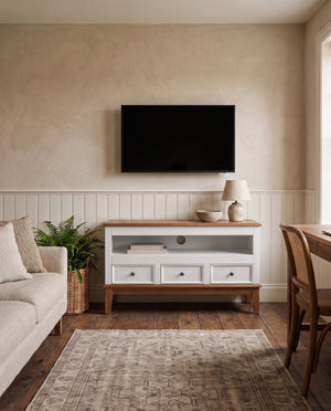 Rack 3 Gavetas - ambiente - Branco