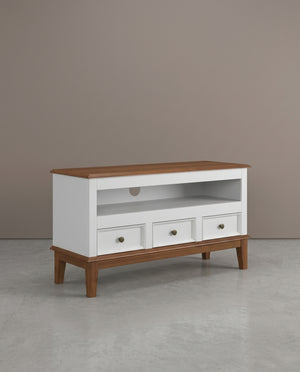 Rack 3 Gavetas Branco