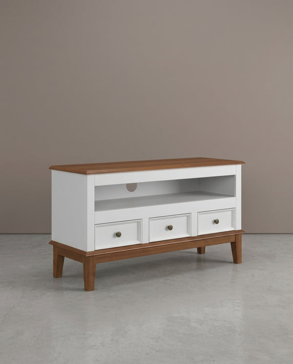 Rack 3 Gavetas Branco