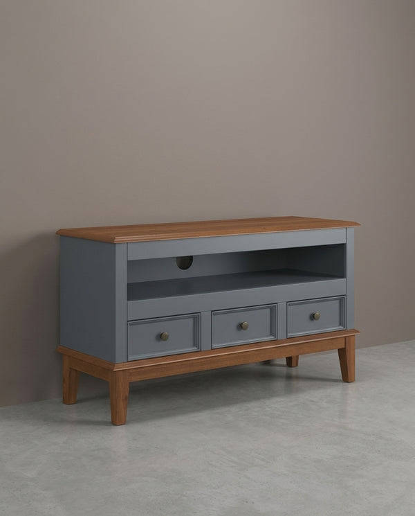 Rack 3 Gavetas Cinza