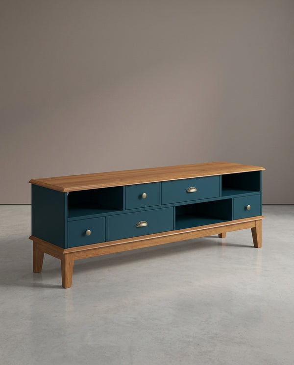 Rack 5 Gavetas Azul Petróleo