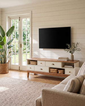 Rack 5 Gavetas - ambiente - Off White