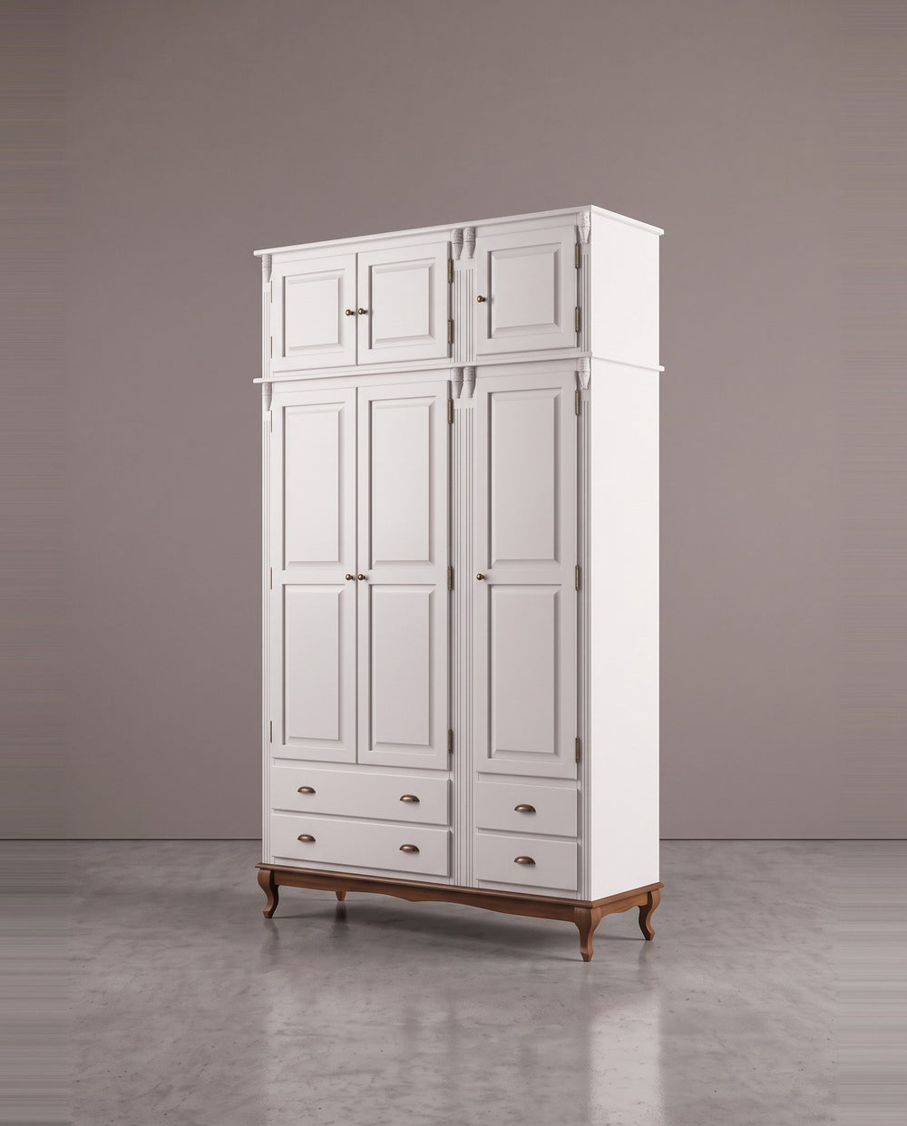 Roupeiro 3 Portas com Maleiro Hanover